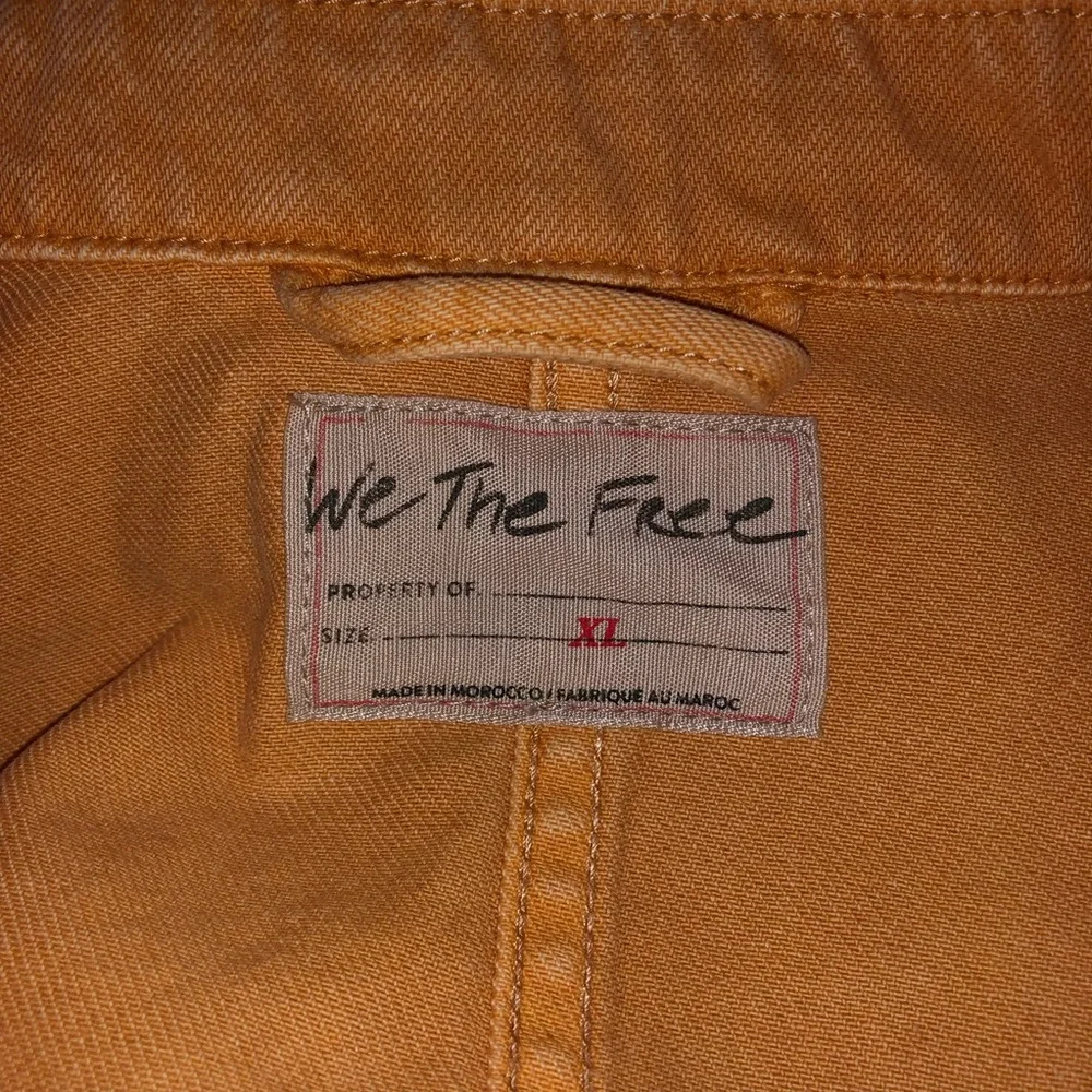 NWOT Avery dyed denim jacket by We The Free from Free People in size XL - Picture 5 of 12